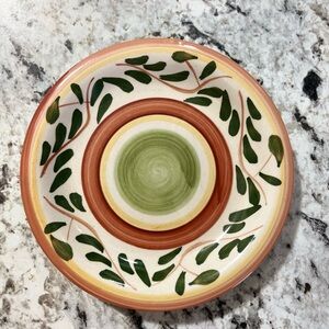 Gibson Handpainted Ceramic Plate